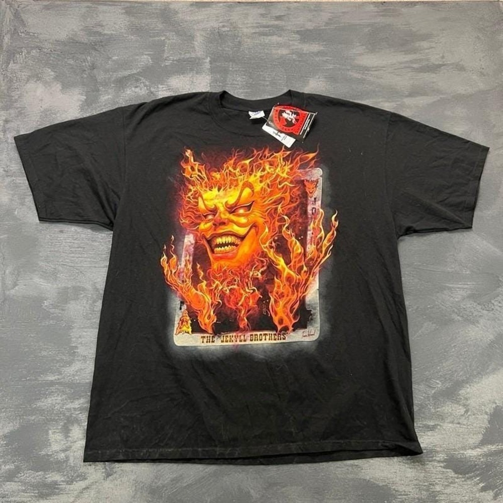 Vintage Insane Clown Posse Shirt Mens 2XL Black 2000s Jekyll Brothers Deadstock